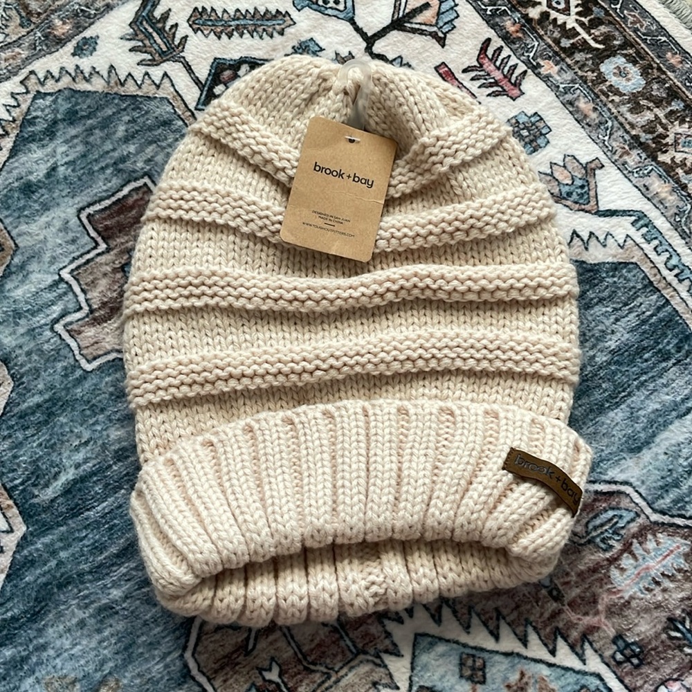 Brook+bay cable knit beanie